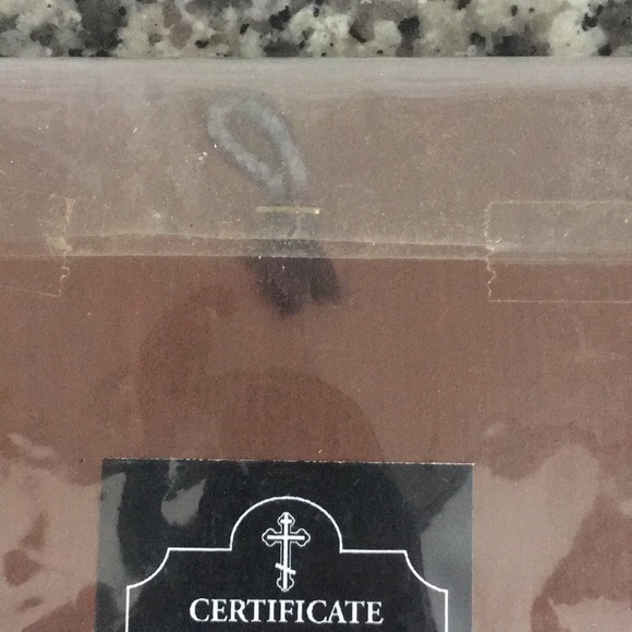 Holy Icon of Jesus - Solid Olive Wood, Gold Accents, Blessed by Russian Church - Picture 6 of 7